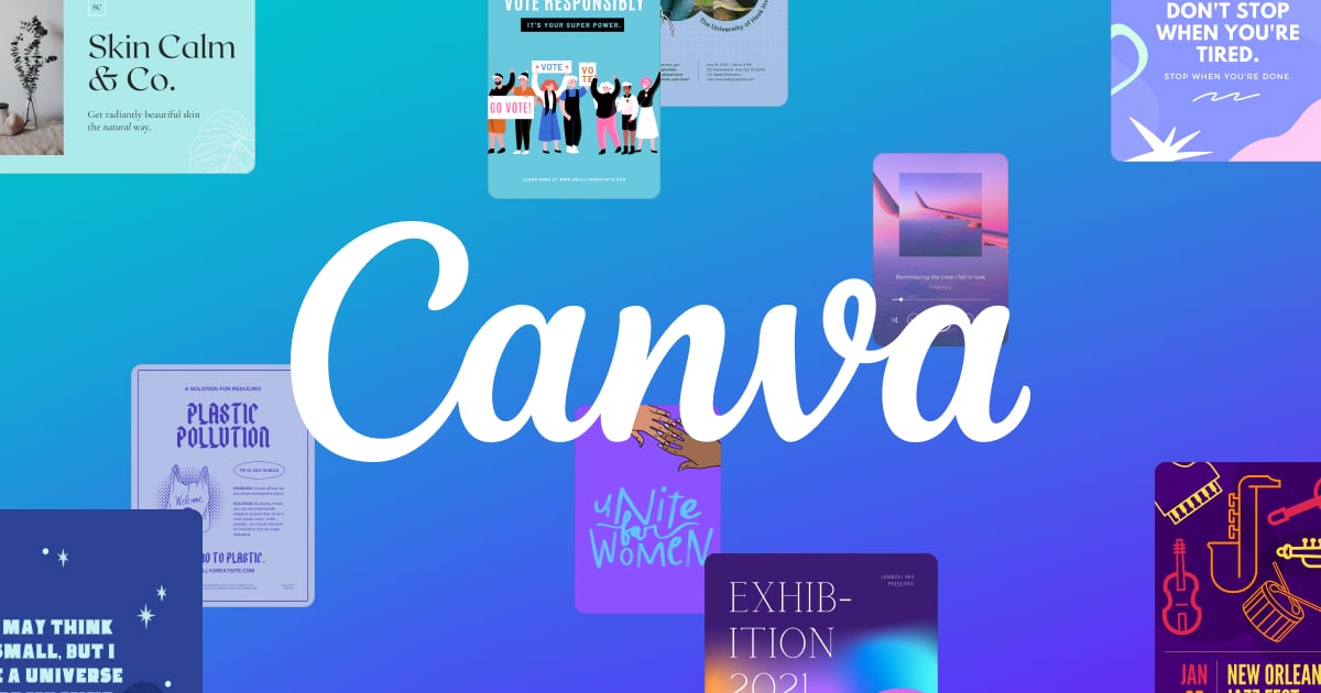 Canva video editor interface for real estate marketing and listing video templates
